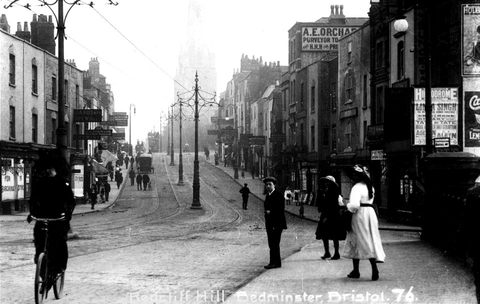 redcliff hill bedminster bristol postcard hi-res
