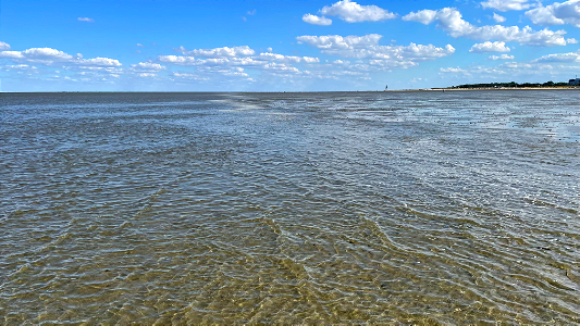 Cuxhaven Döse, Watt bei Flut photo