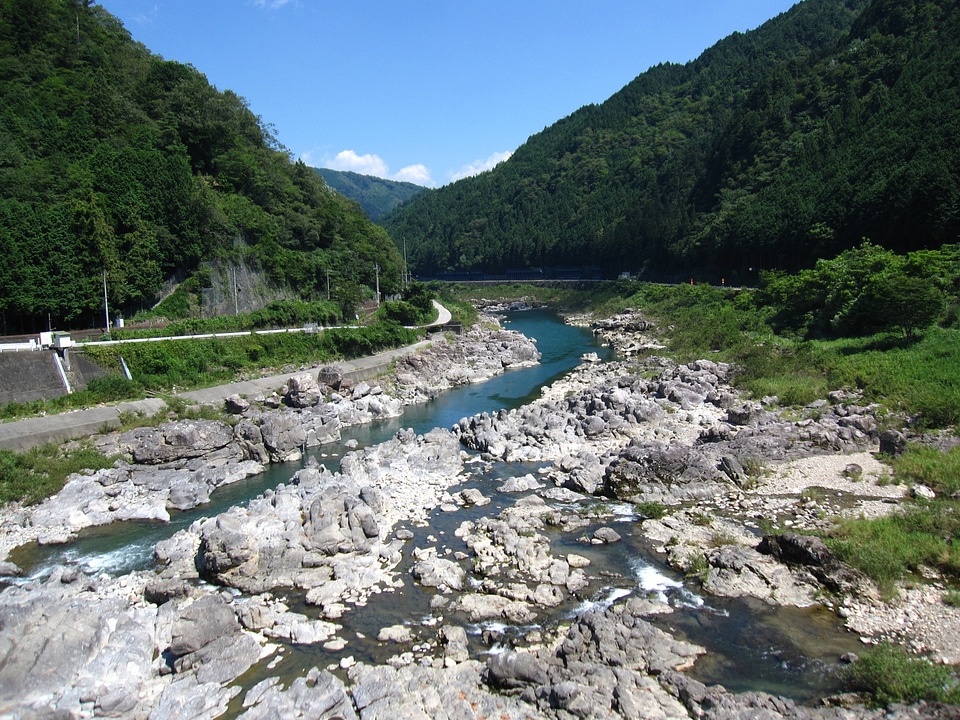 Hida River in Japan
