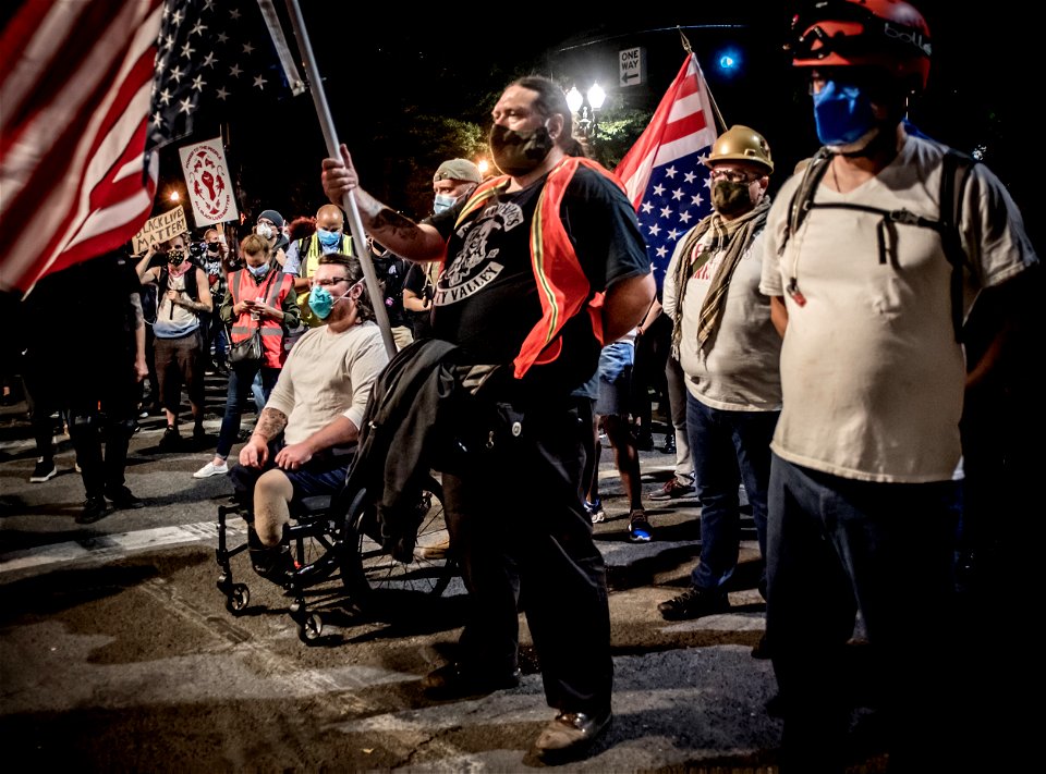 Military veterans support Black Lives Matter protests