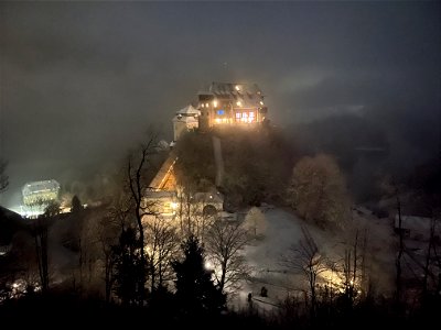 Slot in de sneeuw