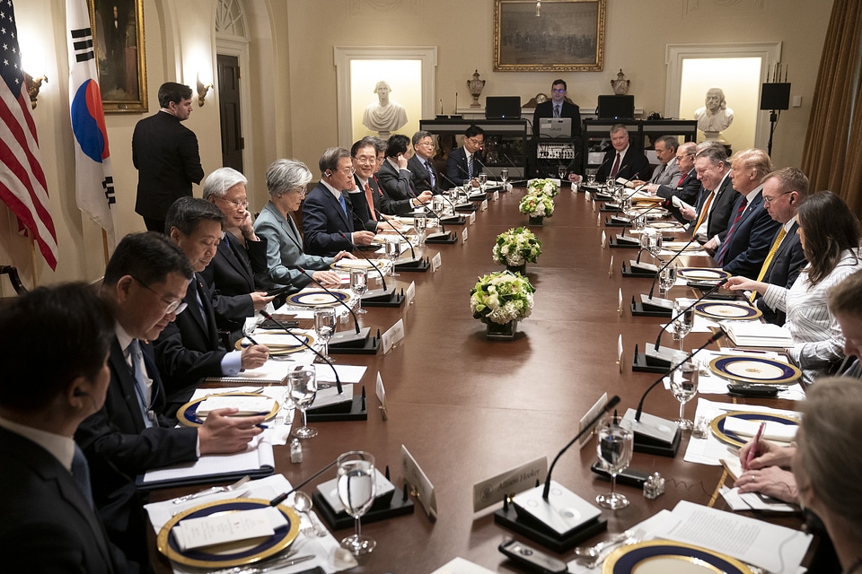 President Trump Meets with President Moon Jae-in of the Korea