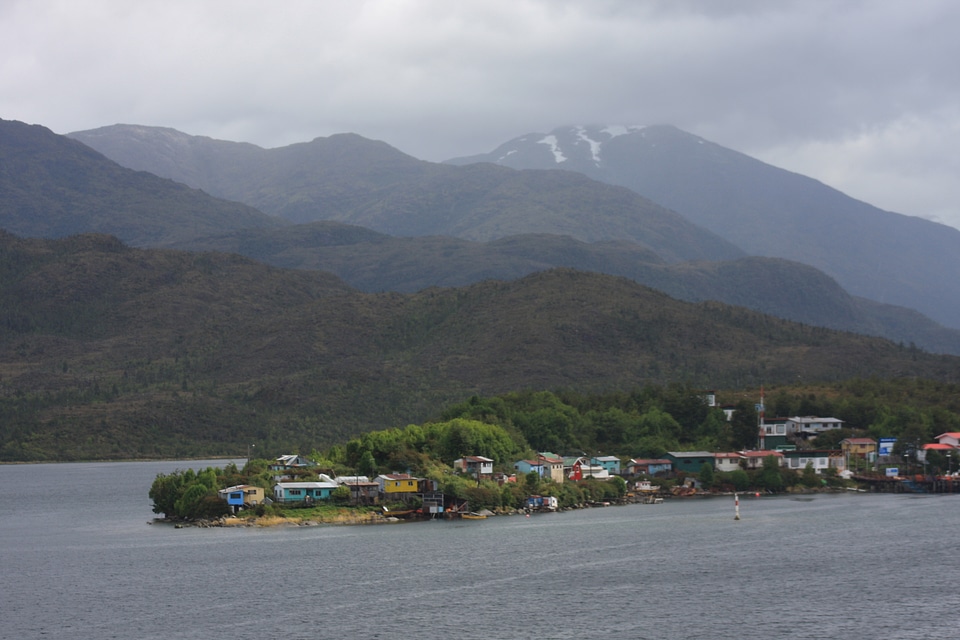 chilean fjord on a cruise