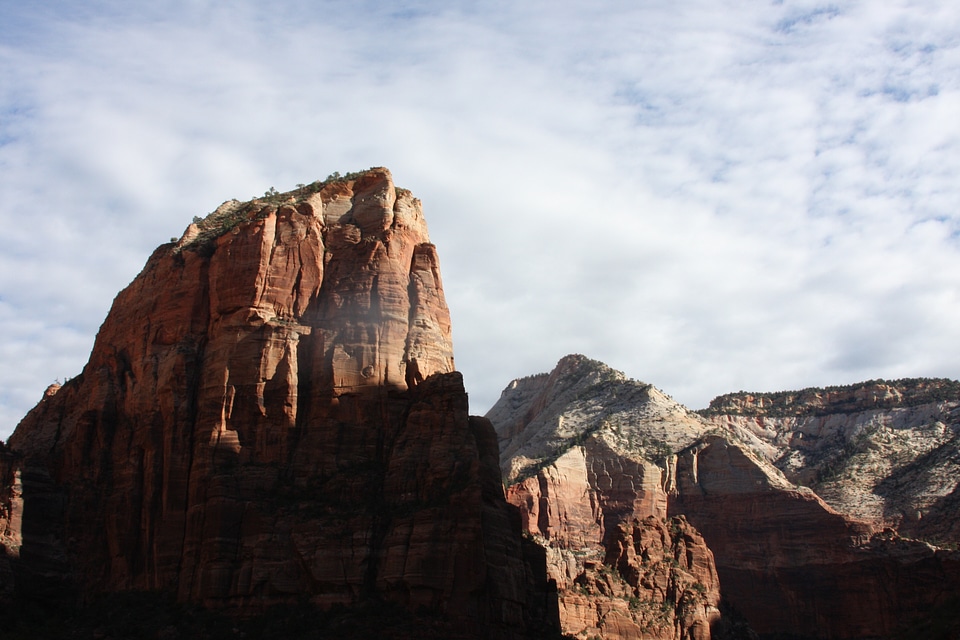 Zion Canyon from Angels Landing,in Zion National Park