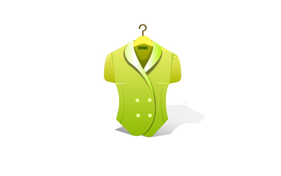 Fashion cloth on hanger