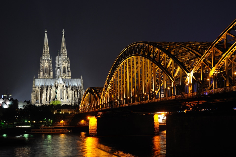 Rhine water bridge photo