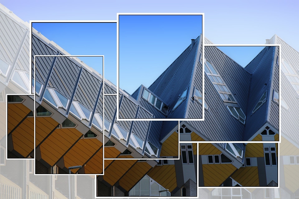 Office building close up design