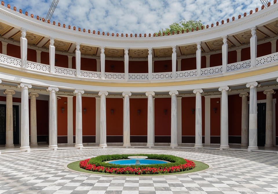 Courtyard of the Zappeion, Athens, Greece