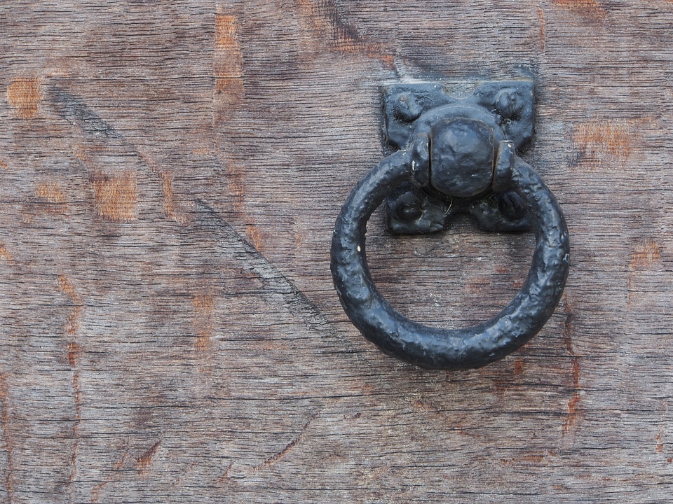 Doorknob entrance antique