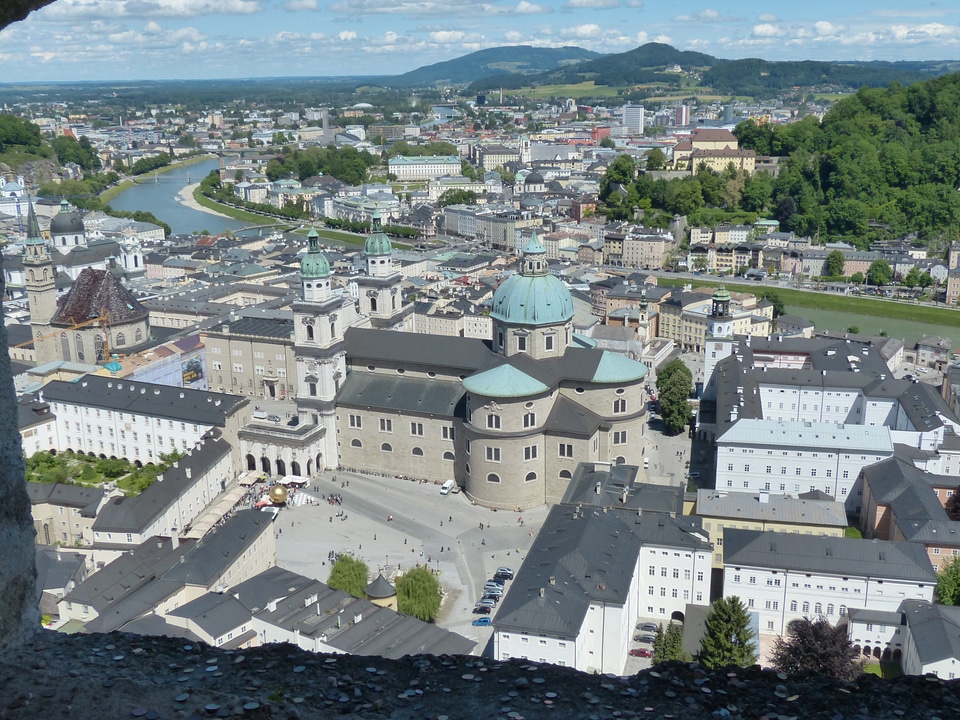 Salzach salzburg cathedral cathedral