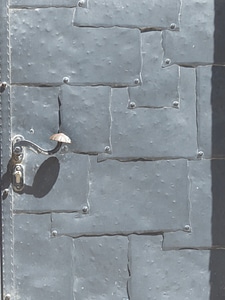 Weir gate solid steel door