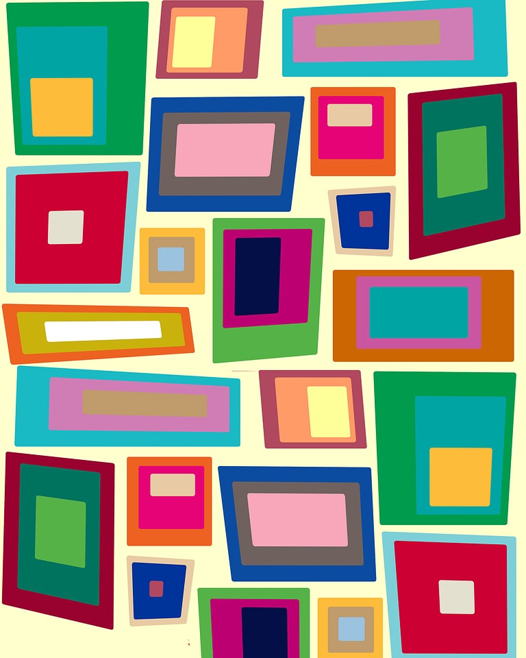 Colorful Square Background