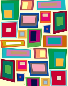Colorful Square Background