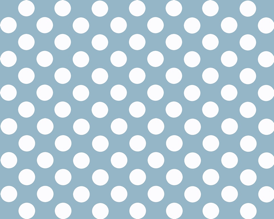 Blue Polka Dot Background