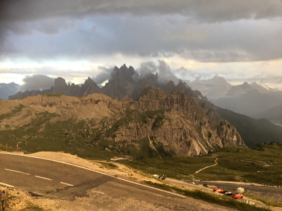 Dolomites landscape, Giau Pass, Italy
