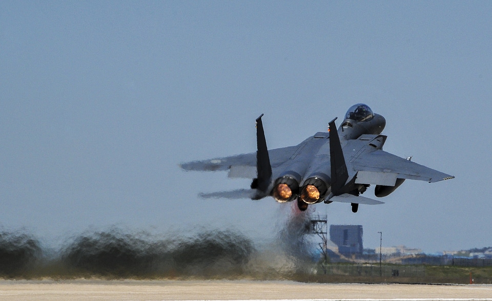 A South Korean air force F-15K Slam Eagle