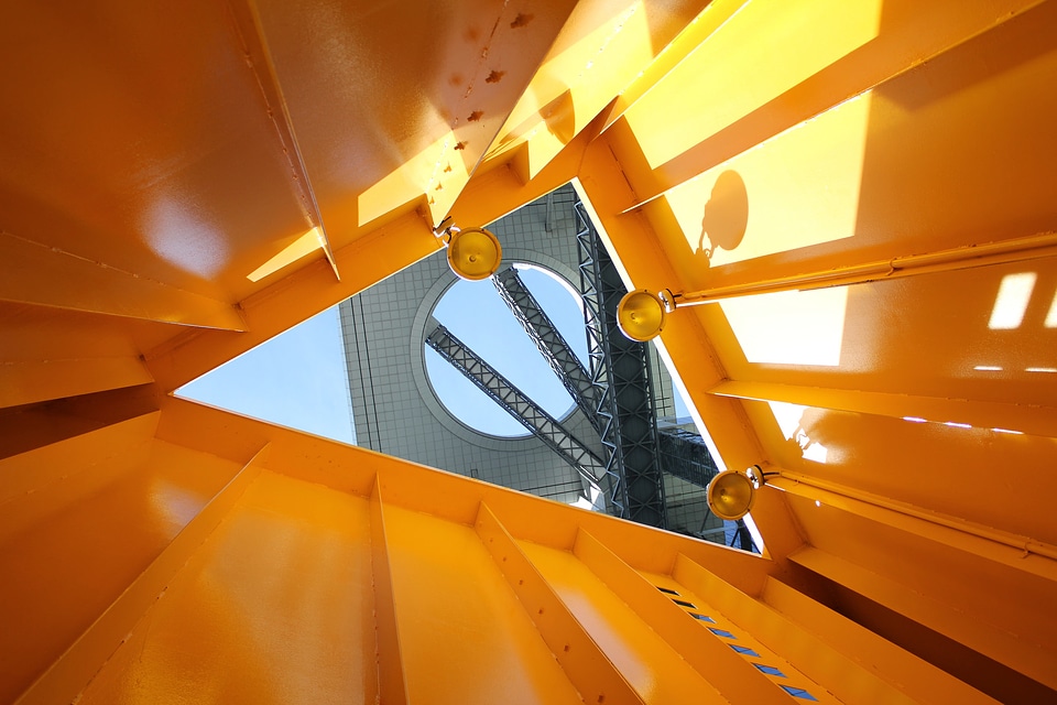 Sky Building seen from underneath