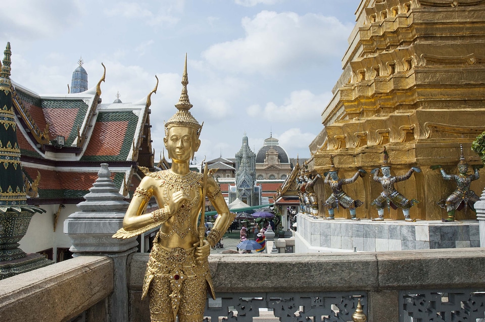 Golden Sculpture at Grand Palace