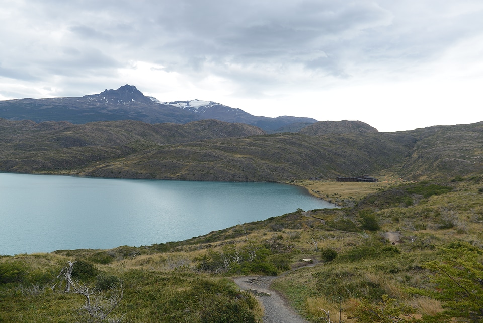 Lake Nordernskjold in Torres del Paine National Park in Patagonia