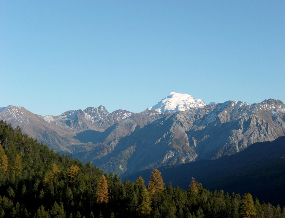 Fuorn Pass in Switzerland
