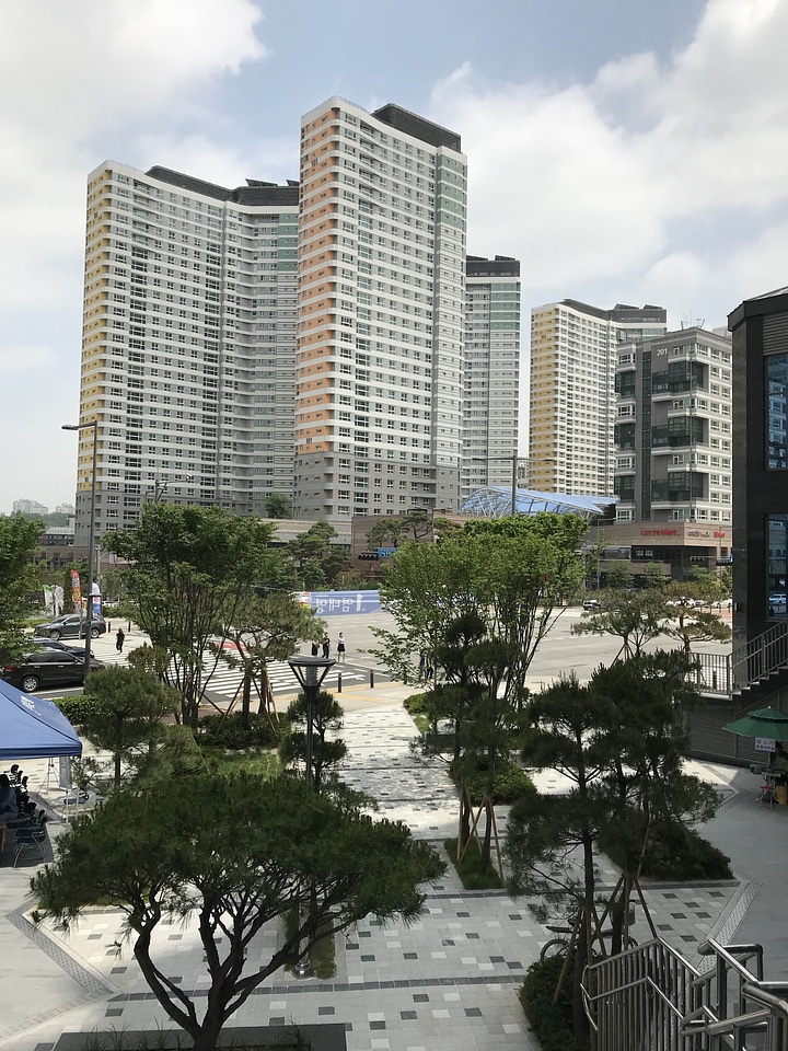 Gwanggyo New Town in Suwon Korea
