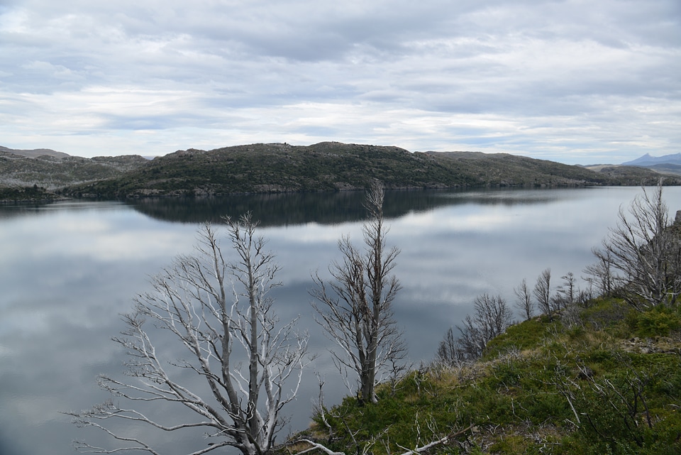 Lake Nordernskjold in Torres del Paine National Park in Patagonia