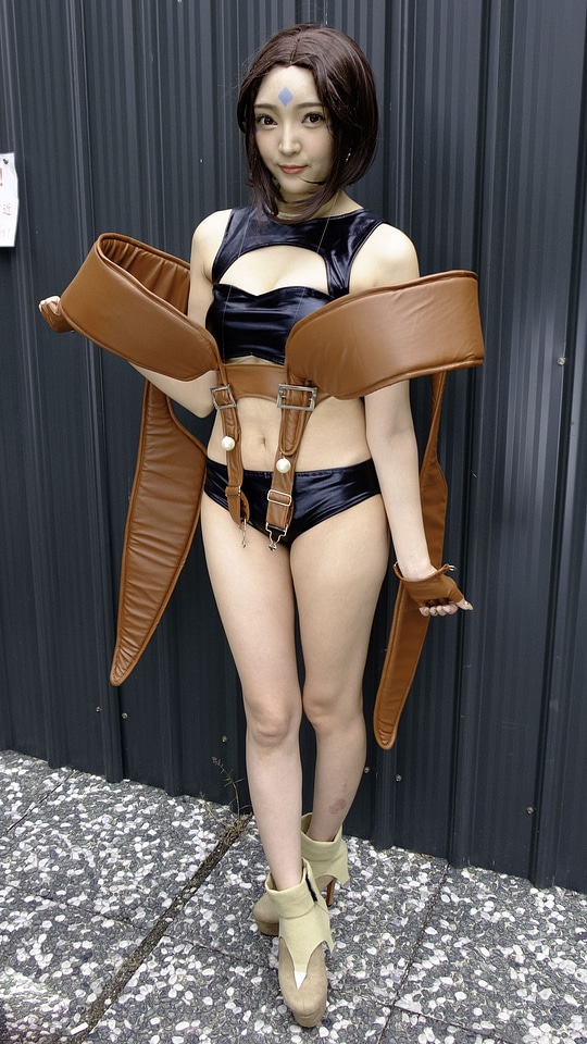 Japan anime cosplay girl portrait