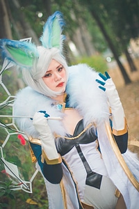 japanese style lolita maid cosplay cute girl