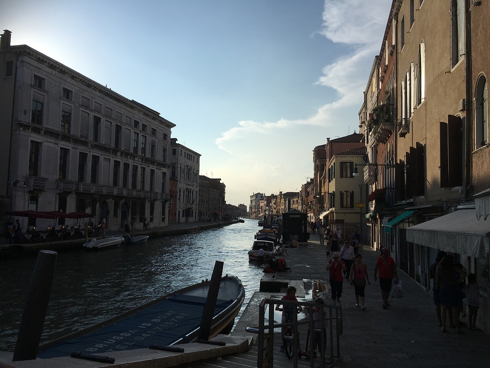 Landscape of Grand Canal Venice Italy