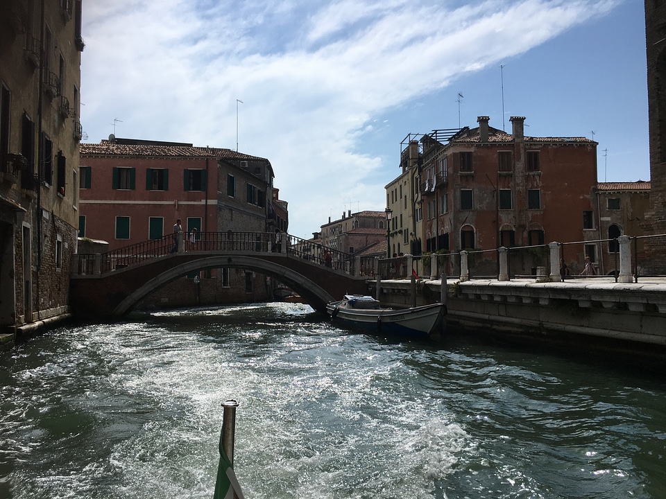 Landscape of Grand Canal Venice Italy
