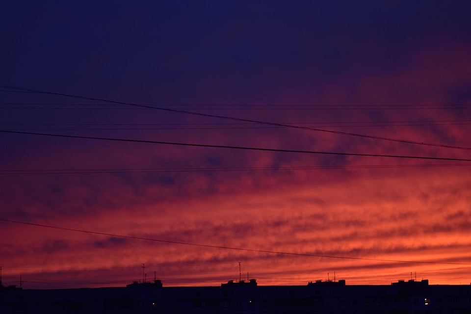 sunset sky