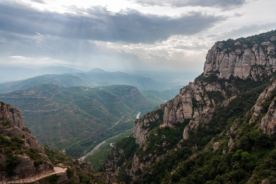 Montserrat monastery, Catalonia, Spain.