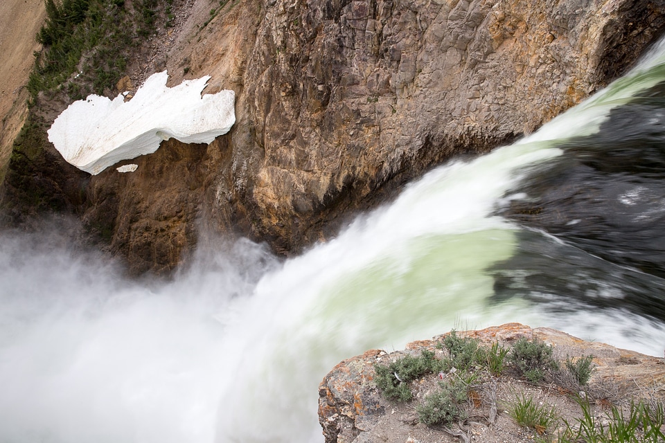 The Upper Falls in the Grand Canyon of the Yellowstone