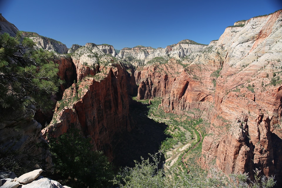 The Valley at Zion National Park via Angel Landing trail