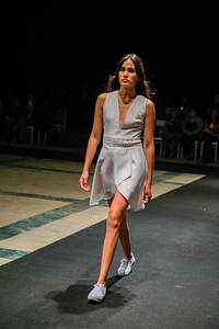 Models walk runway for Fashion Week of Lima