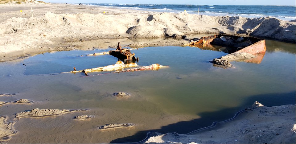 Ocean Pursuit removal progress 10-30-2021