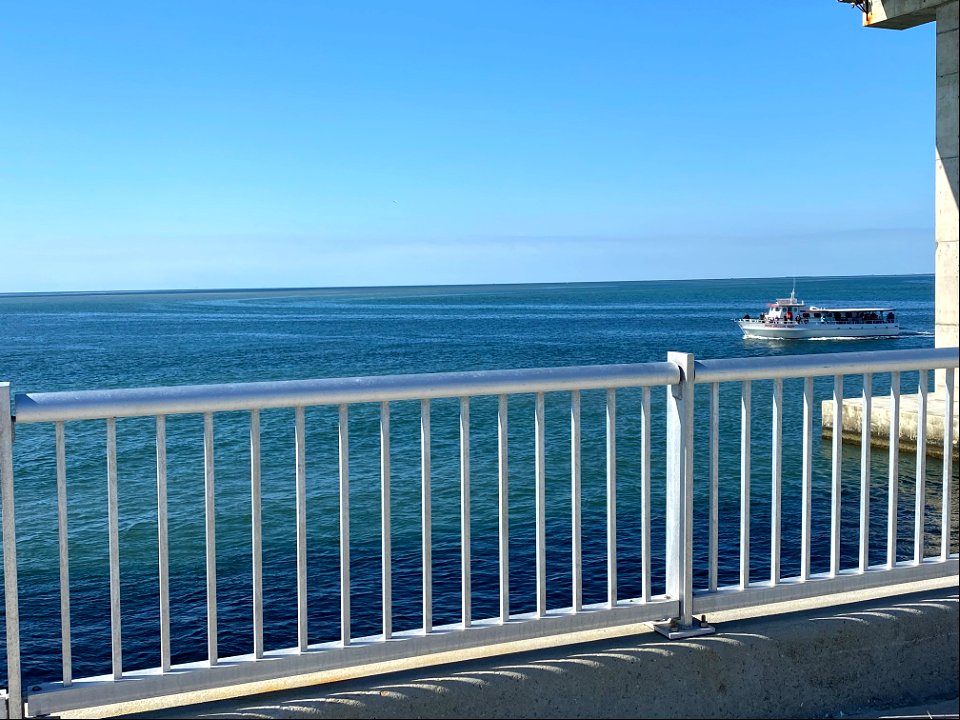 Bonner Bridge Pier looking west