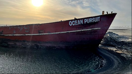 Ocean Pursuit removal progress 11-08-2021