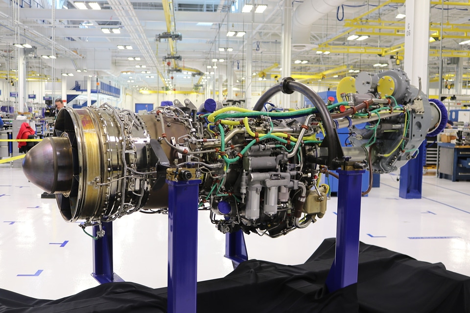 Exterior of a Rolls Royce B-52 Jet Engine