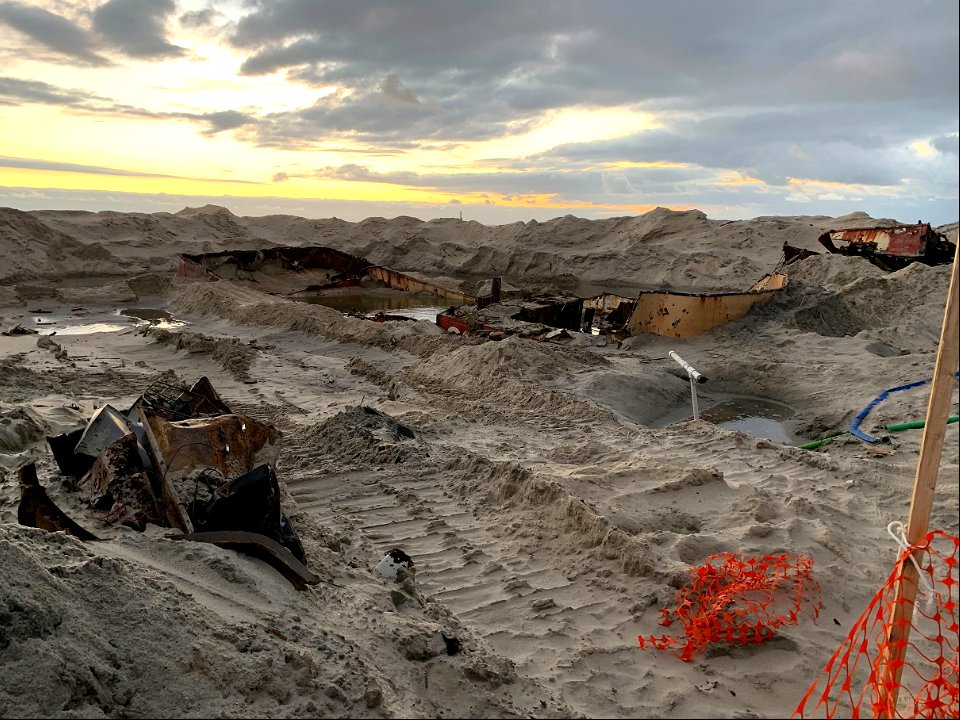 Ocean Pursuit removal progress 10-28-2021