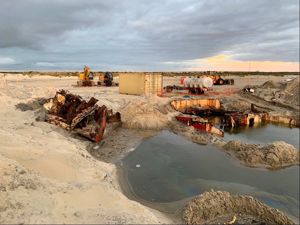 Ocean Pursuit removal progress 10-28-2021