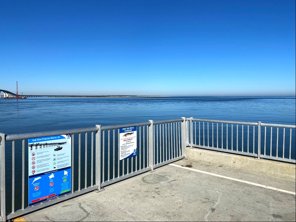 View from the Bonner Bridge Pier