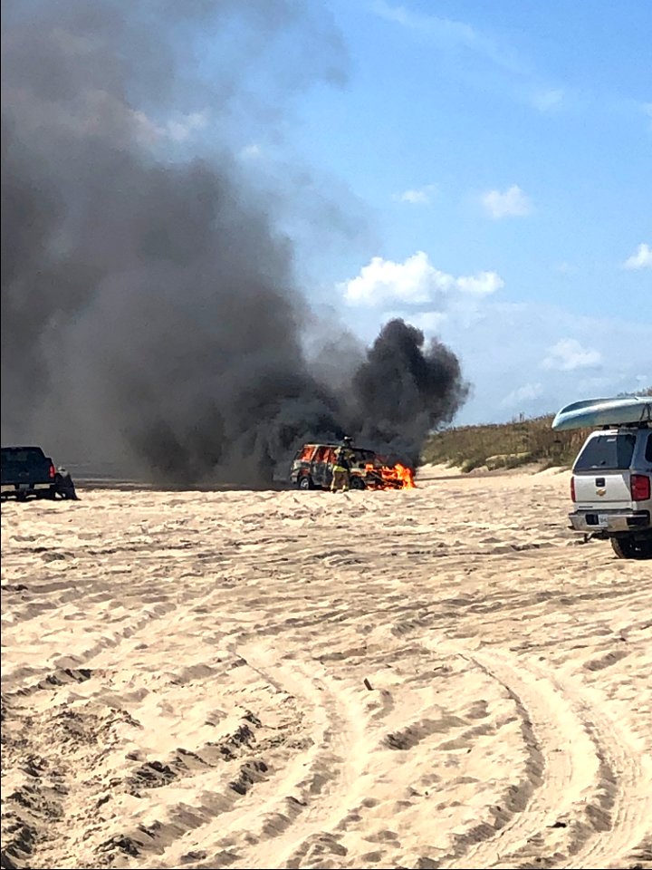 Vehicle fire at Ramp 38 09-10-2021