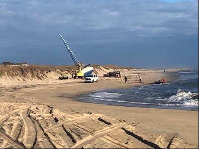 Sailing vessel Alhambra removal 12-15-2021