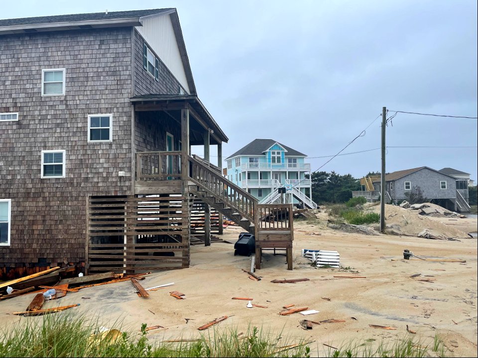 Debris from collapsed house at 24235 Ocean Dr, Rodanthe 05-10-2022 (2)