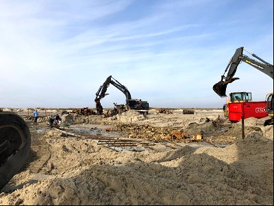 Ocean Pursuit removal progress 11-11-2021