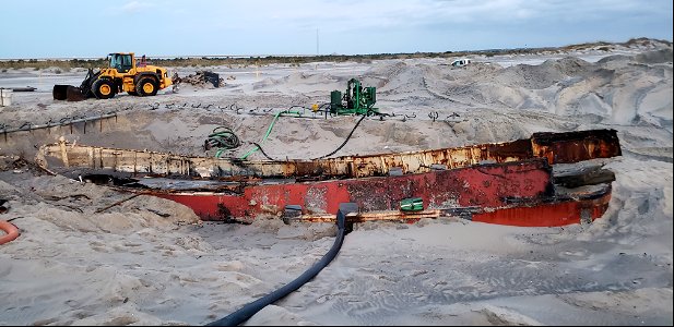 Ocean Pursuit removal progress 11-05-2021