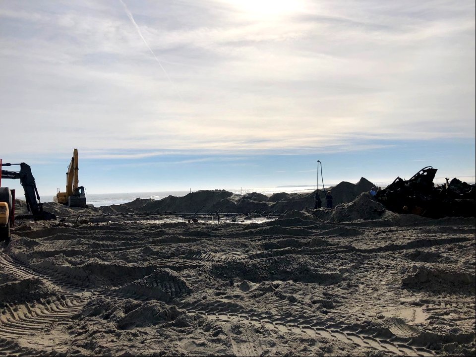 Ocean Pursuit removal progress 11-11-2021