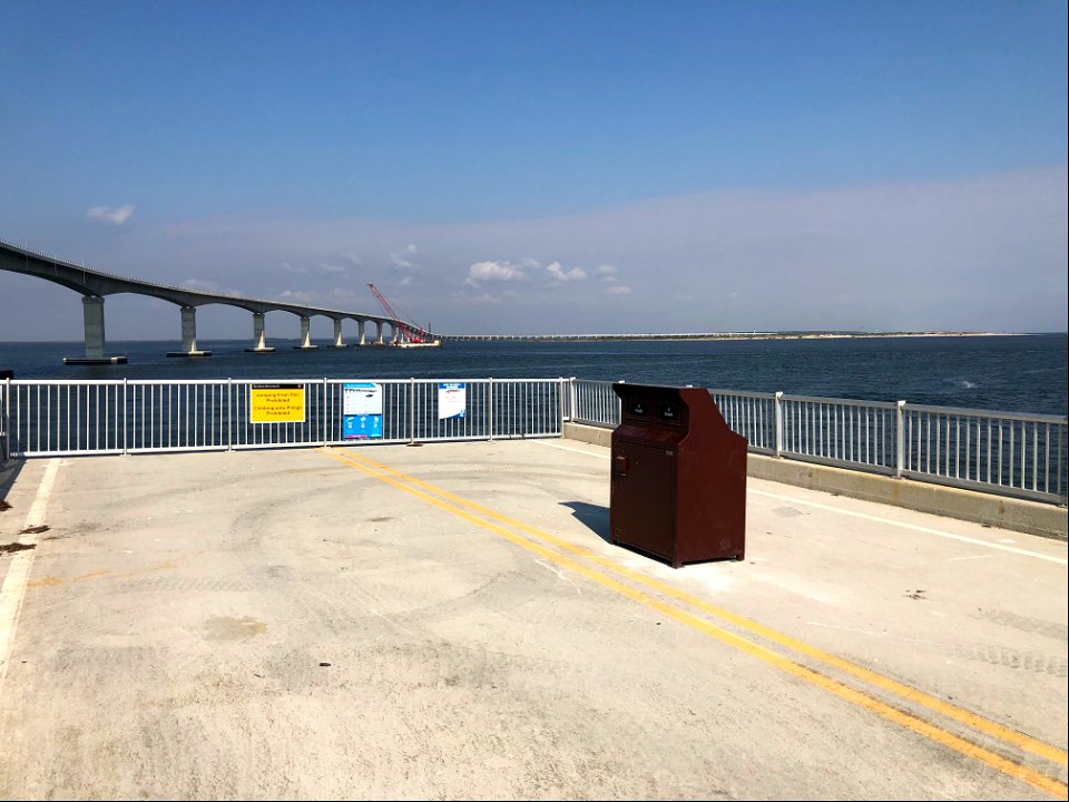 Bonner Bridge Pier looking north