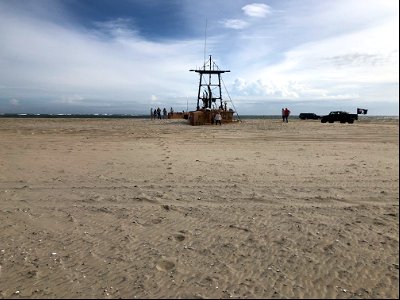 Ocean Pursuit grounded vessel, Oct. 2021